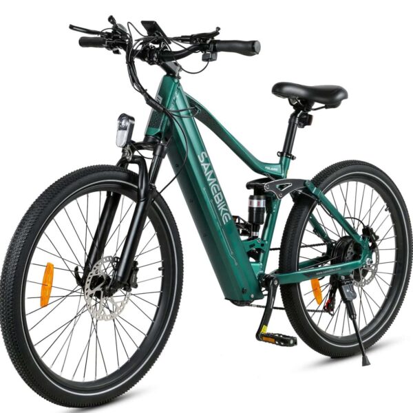 Samebike XD26 sähköpyörä miehille – tehokas sähköavusteinen pyörä 27,5" renkailla, levyjarruilla ja jousituksella