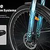 Samebike RS-A01 Pro sähköpyörä jousitus ja runko