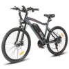 Harmaa Samesbike-sähkömaastopyörä valkoisella taustalla