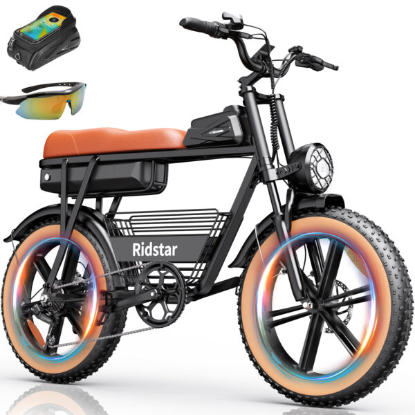Ridstar CR20 sähköfatbike 1500 W moottorin lähikuva