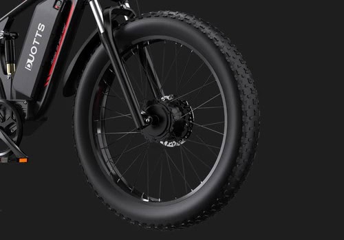 etujousitus duotts s26 sahkopyorassa maastoajossa