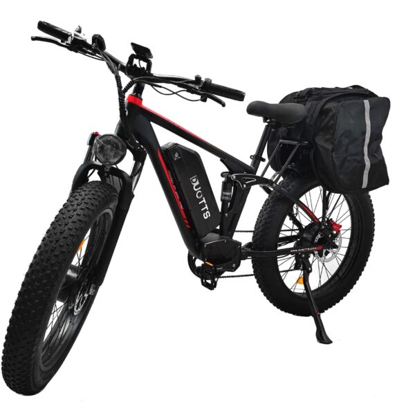 duotts s26 takajousitus ja tavarateline metsareitilla