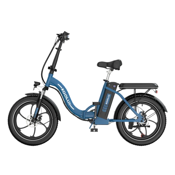 Koolux BK6S 500W taitettava sähköpyörä Shimano-vaihteiden säätötilanteessa