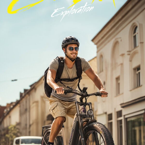 Talviajo Shengmilo sähköpyörällä