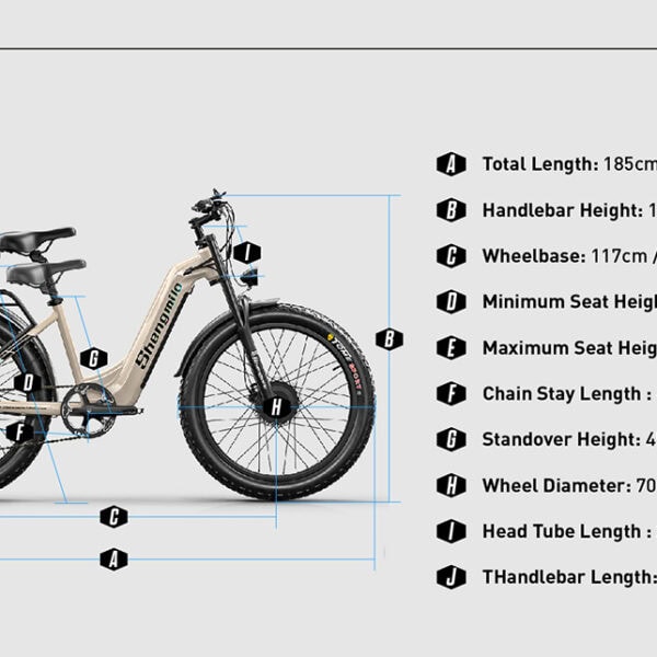 Shengmilo sähköpyörä rinteessä ylämäkeen