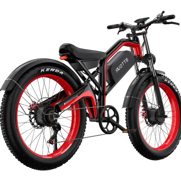 N26 sähköpyörä hiekkatiellä. ZOOM hydrauliset levyjarrut lähikuvassa.