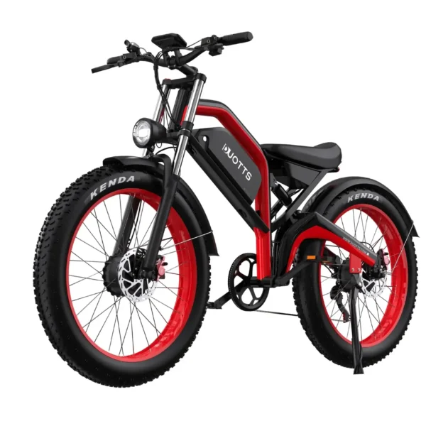 Duotts N26 sähköfatbike Kruunuvuorenrannan rannassa.