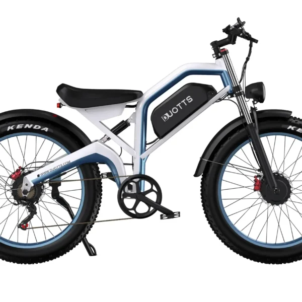 N26 sähköpyörä hiekkatiellä. ZOOM hydrauliset levyjarrut lähikuvassa.