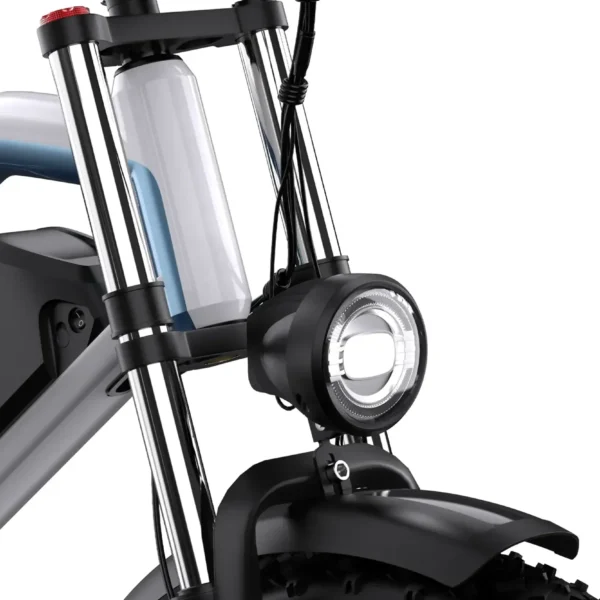 N26 sähköpyörä hiekkatiellä.