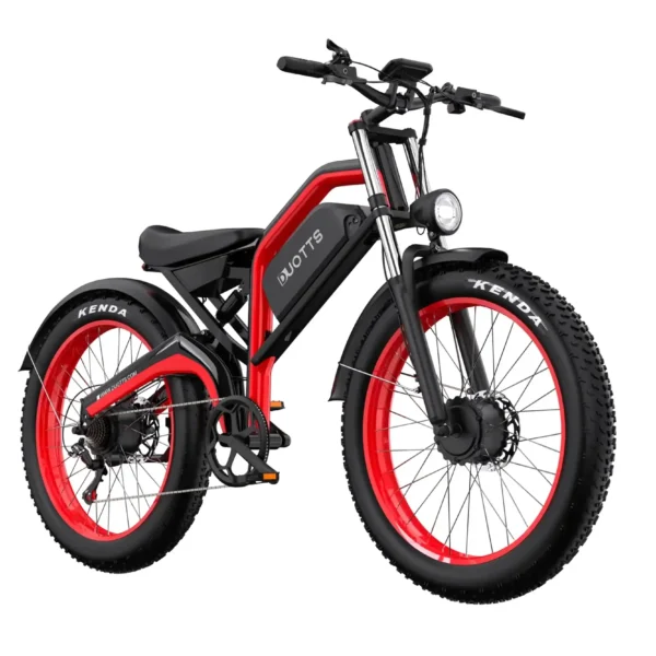 N26 sähköpyörä hiekkatiellä. ZOOM hydrauliset levyjarrut lähikuvassa.