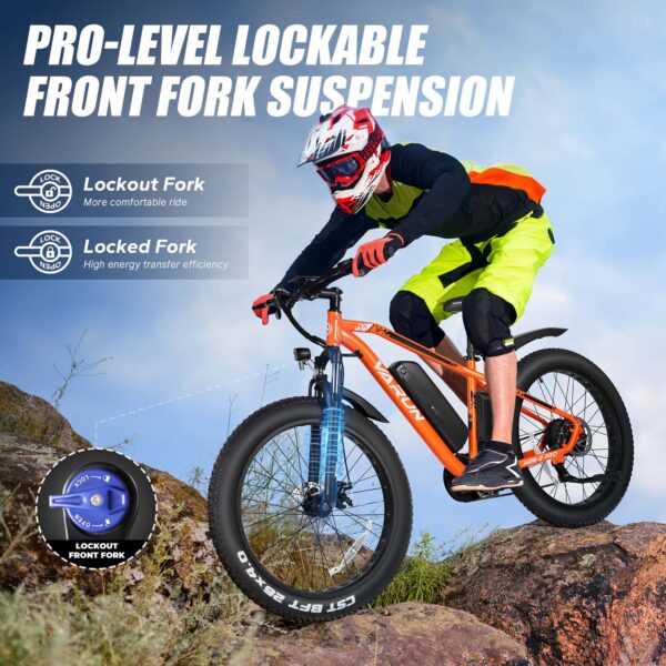 Sattelverstellung am Varun Elektro-Mountainbike