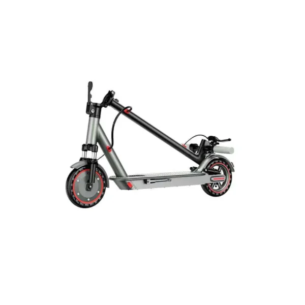 Ooktek D8 Pro sähköpotkulauta ajossa iltavalaistuksessa