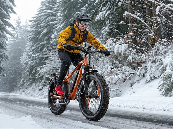 Varun M26-2 PLUS sähkömaastopyörä käyttäjä koeajossa