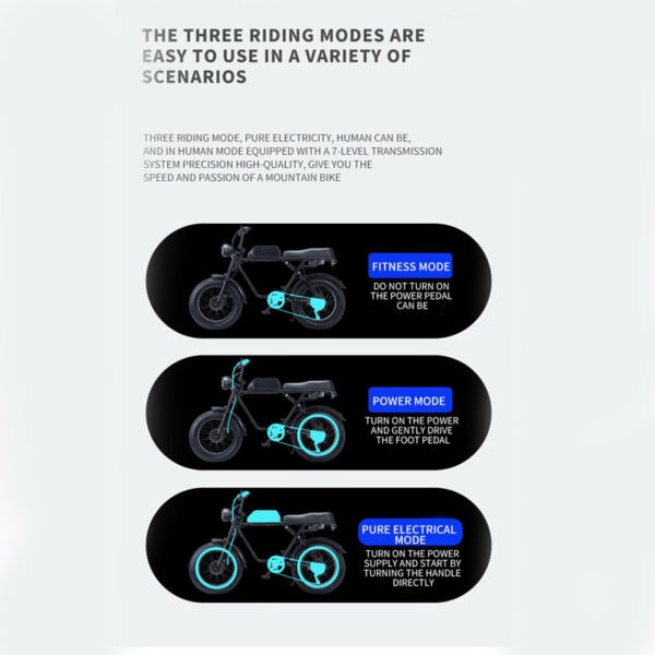 "Pyöräilijä ajaa Frike F4 sähköpyörällä rantatietä pitkin auringonlaskun aikaan."