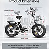 taitettava-sahkofatbike-valkoinen
