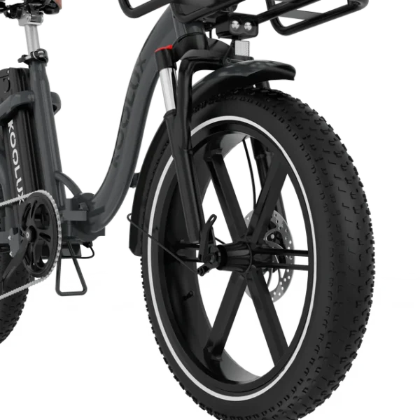 Koolux X16 e-bike akun sijainti rungossa lähikuvassa