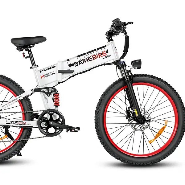 Samebike LO26 Plus 1000w sähköpyörä- hyvä pito hiekalla ja lumella