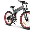 Samebiko LO26 Plus 1000W sähköfatbike leveillä renkailla maastoajoon