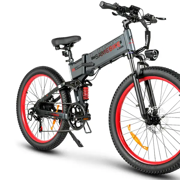 Samebiko LO26 Plus 1000W sähköfatbike leveillä renkailla maastoajoon