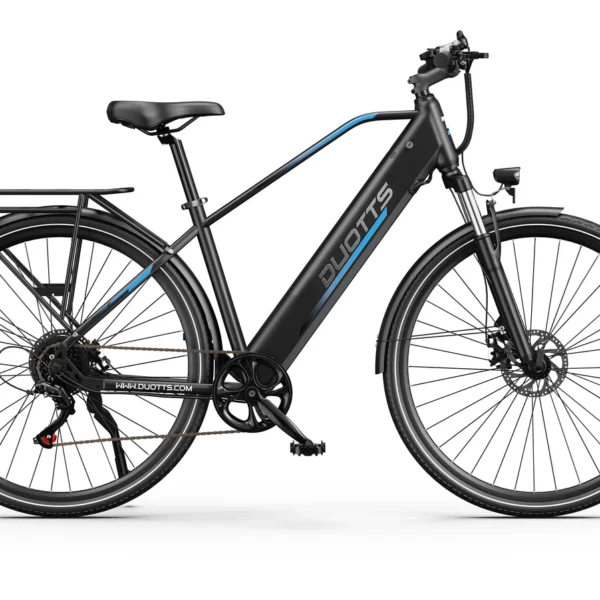 Duotts C29 Lite sähköpyörä – kevyt 29” kaupunkipyörä mustalla rungolla