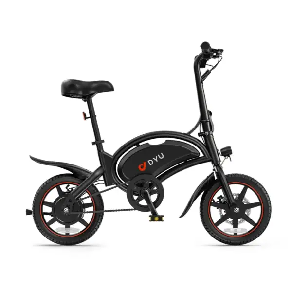 Dyu-D3S-14-Inch-Taitettavasahkopyora-mini-folding-Electric-bike-kuva1